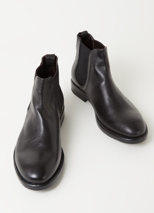 Giorgio Chelsea boot van leer - detail 3 zwart