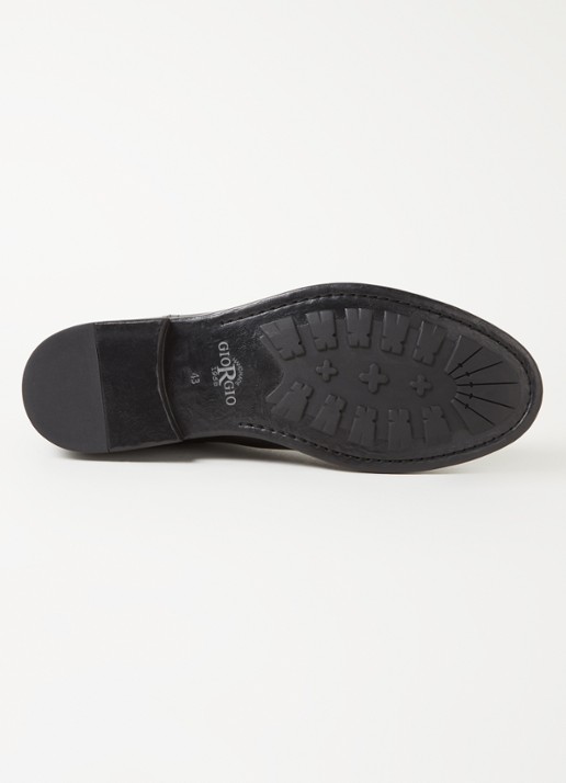 Giorgio Chelsea boot van leer - detail 4 zwart