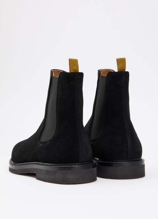 Giorgio Chelsea boot van suède - achterkant 4 zwart
