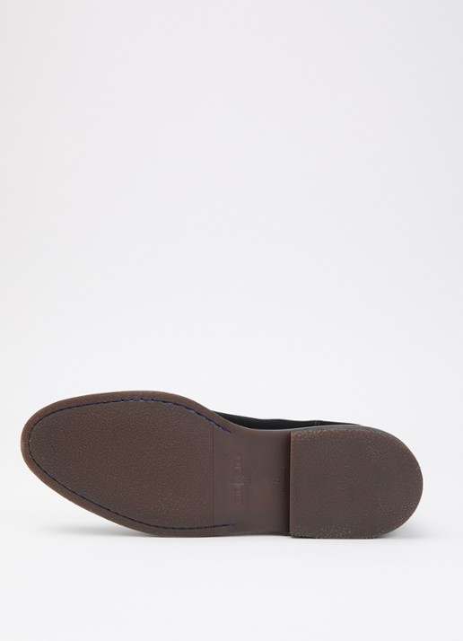 Giorgio Chelsea boot van suède - detail 2 zwart