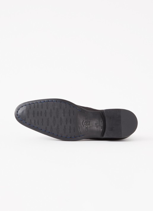 Giorgio Chelsea boot van suède - detail 3 zwart