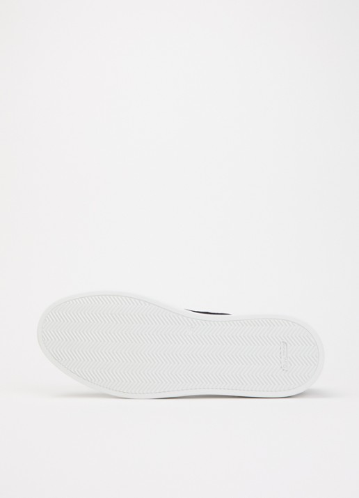 Giorgio Clean Cup slip-on van suède - detail 4 donkerblauw