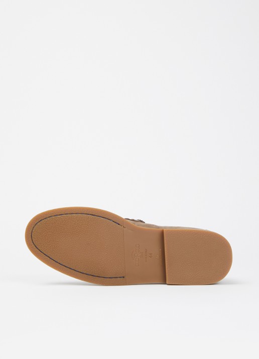 Giorgio Loafer van suède - detail 4 taupe