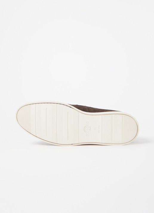 Giorgio Loafer van suéde  - detail 11 donkerbruin
