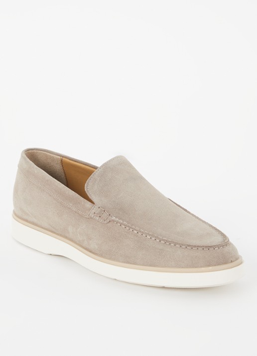 Giorgio Loafer van suéde - voorkant 11 zand