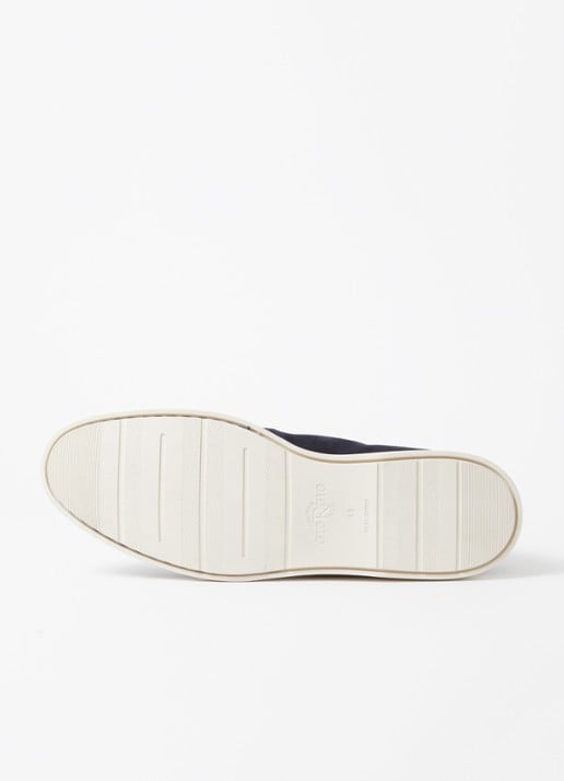 Giorgio Slip-on van suède - detail 3 donkerblauw