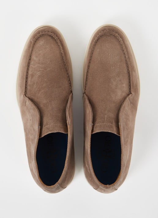 Giorgio Slip-on van suède - detail 2 bruin