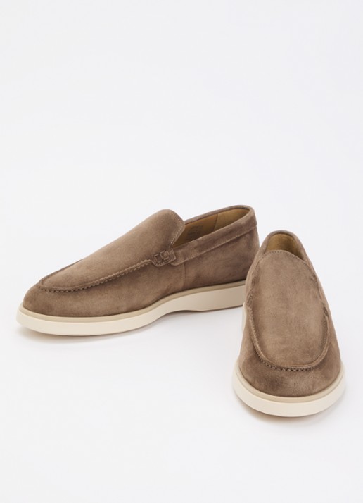 Giorgio Slip-on van suède - detail 3 taupe