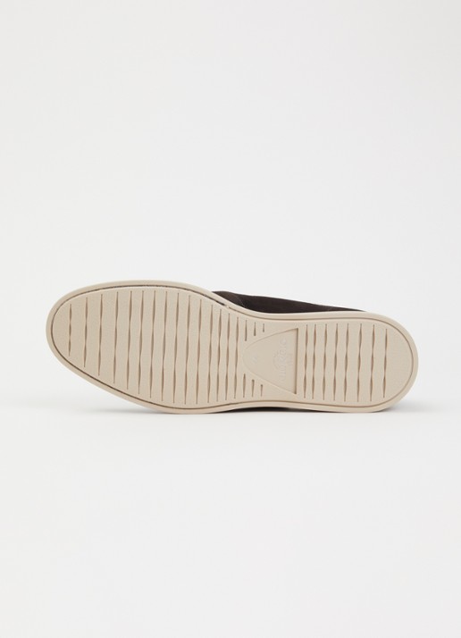 Giorgio Slip-on van suède - detail 3 donkerbruin