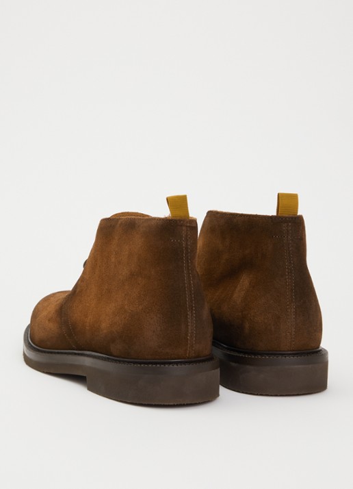 Giorgio Veterboot van suède - achterkant bruin