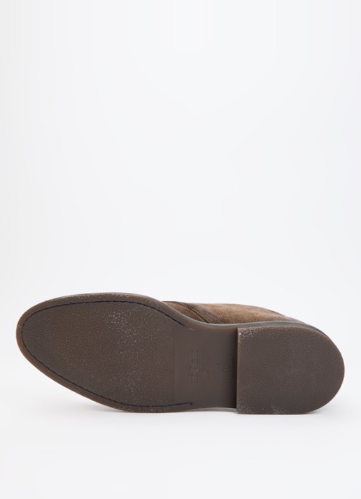 Giorgio Veterboot van suède - detail 2 taupe
