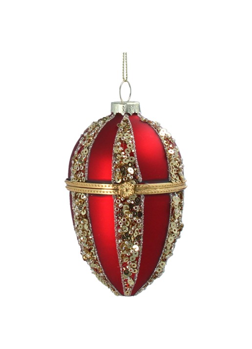 Gisela Graham Fabergé-ei kersthanger 10 cm