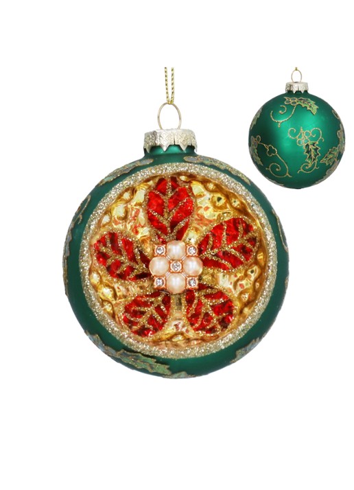 Gisela Graham Ornate Dimple kerstbal 8,5 cm