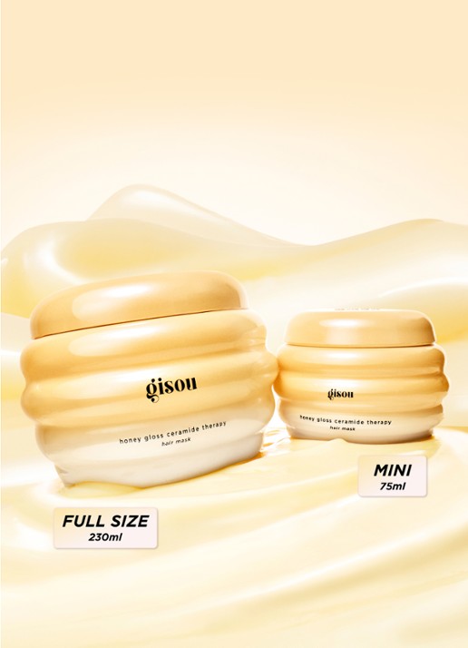 Gisou Honey Gloss Ceramide Therapy Hair Mask - Haarmasker - achterkant 10 undefined
