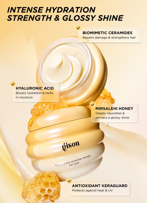Gisou Honey Gloss Ceramide Therapy Hair Mask - Haarmasker - detail 8 undefined