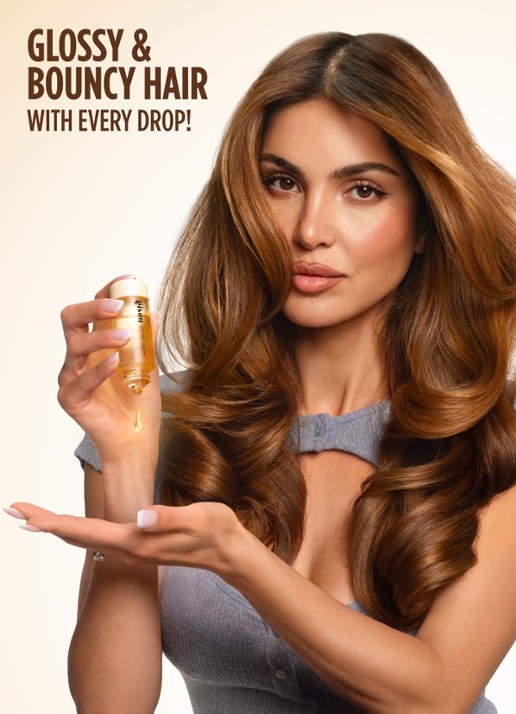 Gisou Honey Gloss Collagen Drops Hair Oil - Haarolie - achterkant undefined