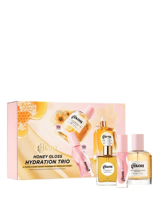 Gisou Honey Gloss Hydration Trio - verzorgingsset - voorkant undefined