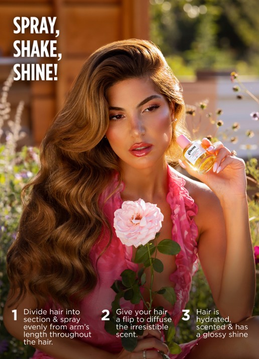 Gisou Honey Infused Hair Perfume - Haarparfum - detail 4 wild rose