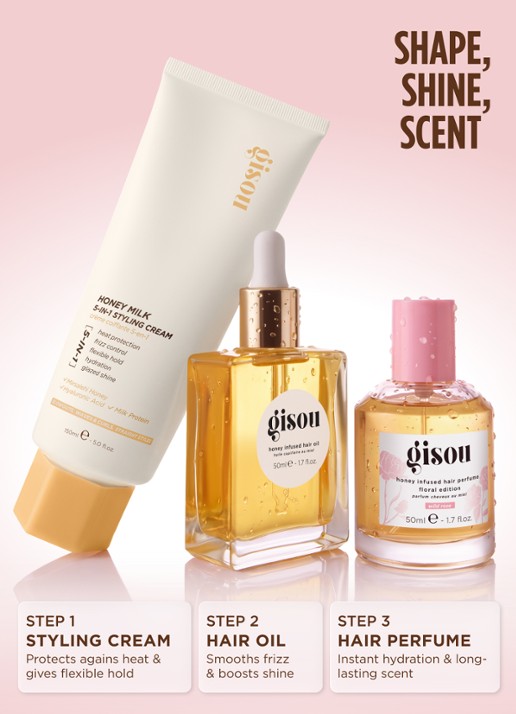 Gisou Honey Infused Hair Perfume - Haarparfum - detail 7 wild rose