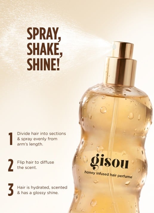 Gisou Honey Infused Hair Perfume - Mini haarparfum  - detail 2 coco-cacao