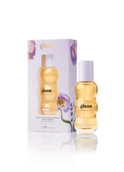 Gisou Honey Infused Hair Perfume - mini haarparfum  - voorkant 6 lavender berry