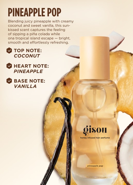 Gisou Honey Infused Hair Perfume - mini haarparfum  - detail 6 pinea