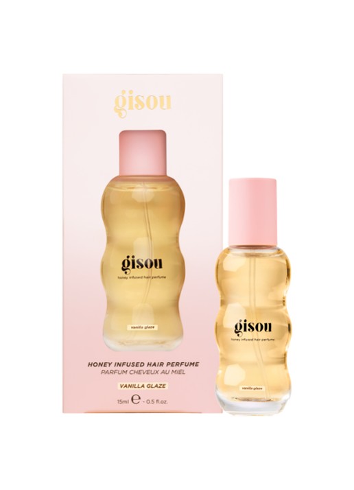 Gisou Honey Infused Hair Perfume - Mini haarparfum  - voorkant 2 vanilla glaze