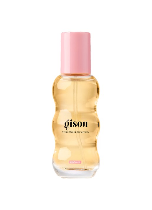 Gisou Honey Infused Hair Perfume - mini haarparfum  - voorkant 6 wild rose