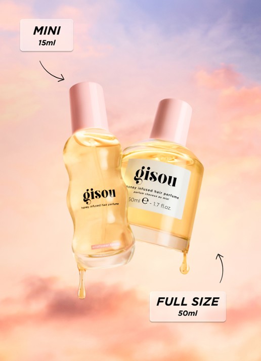 Gisou Honey Infused Hair Perfume - mini haarparfum  - detail 4 wildflower honey
