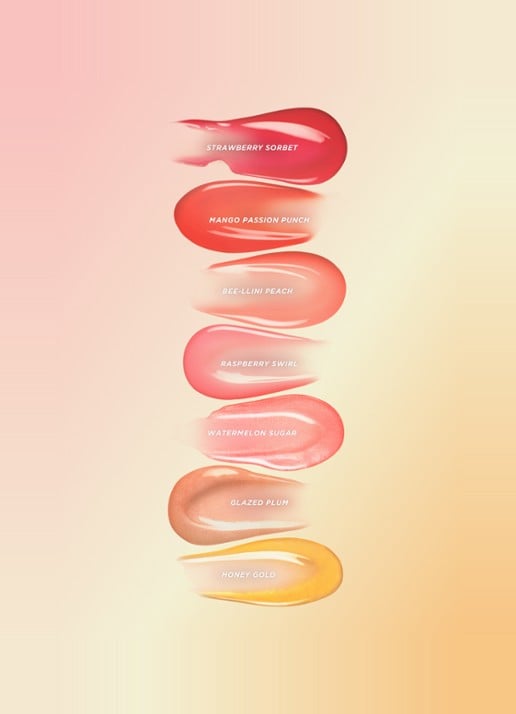 Gisou Honey Infused Lip Oil - lipolie - detail 6 beellini peach