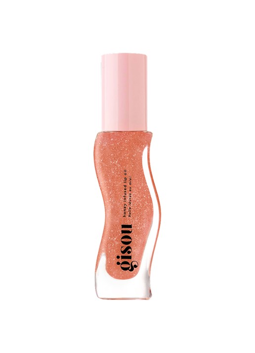 Gisou Honey Infused Lip Oil - lipolie - voorkant glazed plum