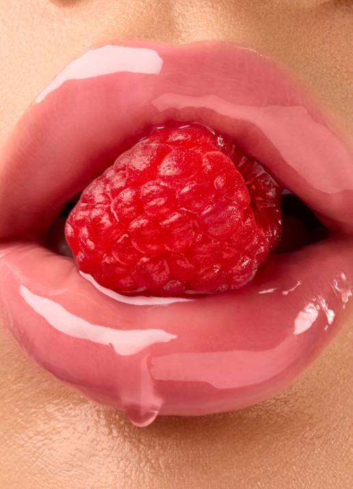 Gisou Honey Infused Lip Oil - lipolie - detail 2 raspberry swirl