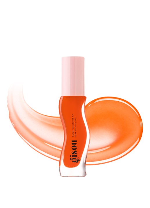 Gisou Honey Infused Lip Oil - lipolie - voorkant 7 mango