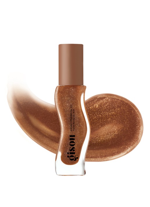 Gisou Honey Infused Lip Oil - lipolie - voorkant 7 coco cacao