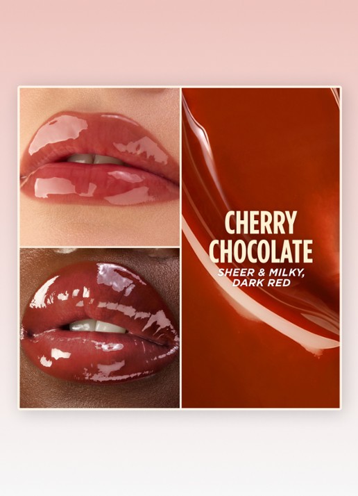 Gisou Honey Infused Lip Oil - lipolie - achterkant cherry chocolate