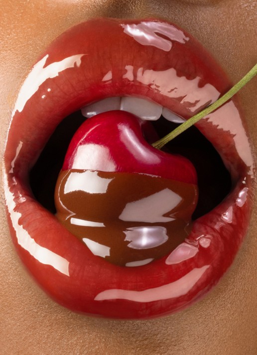 Gisou Honey Infused Lip Oil - lipolie - voorkant 3 cherry chocolate