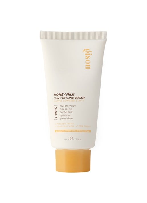 Gisou Honey Milk 5-in-1 Styling Cream - styling crème - voorkant beige