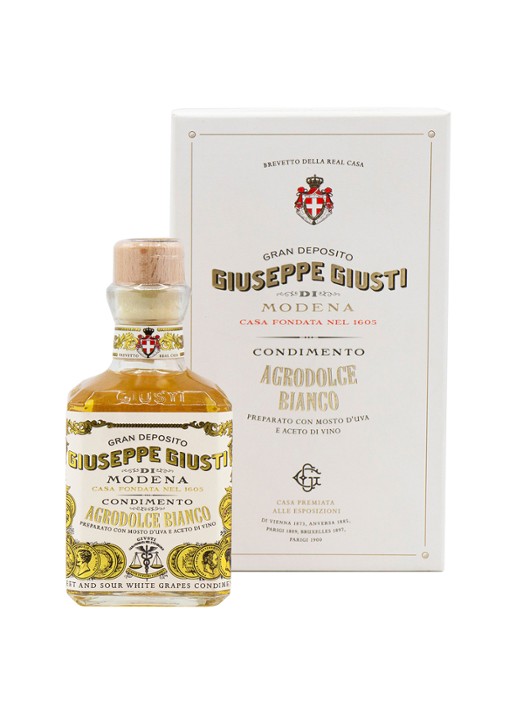 Giusti Agrodolce Bianco witte balsamicoazijn 250 ml