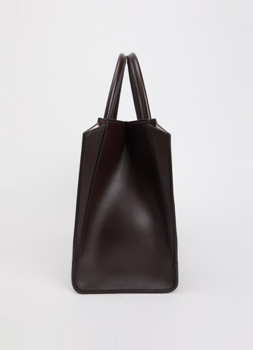 Givenchy Antigona Catchall Medium schoudertas van kalfsleer met afneembare schouderriem - detail 4 chocoladebruin