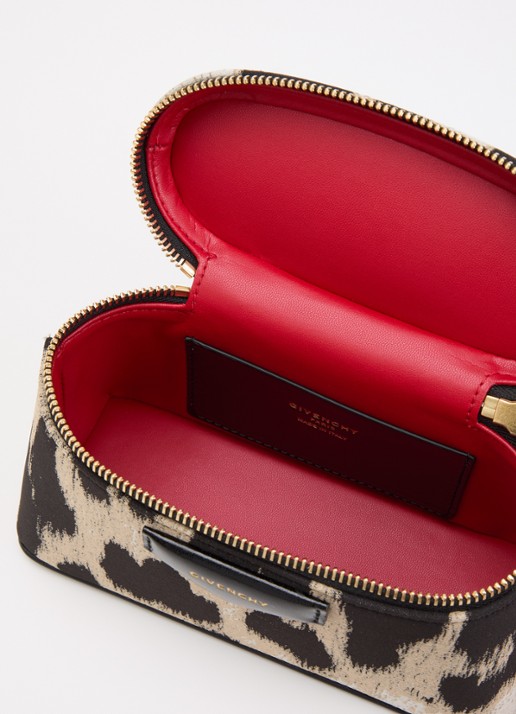 Givenchy Antigona handtas met panterprint en afneembare schouderriem - detail 3 beige