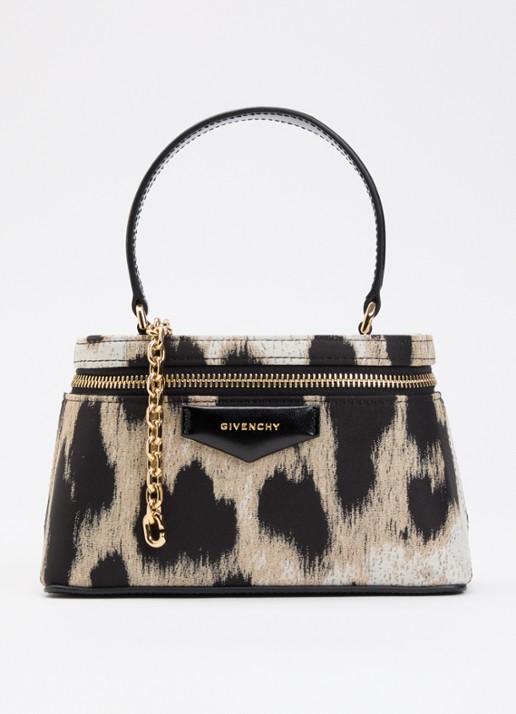 Givenchy Antigona handtas met panterprint en afneembare schouderriem