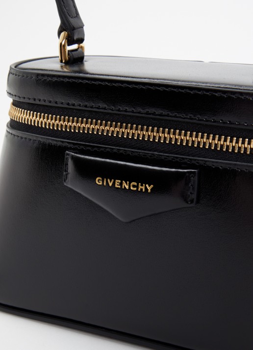 Givenchy Antigona handtas van kalfsleer met afneembare schouderriem  - detail 6 zwart