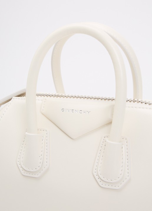 Givenchy Antigona Mini handtas van kalfsleer met afneembare schouderriem - detail 4 ivoor