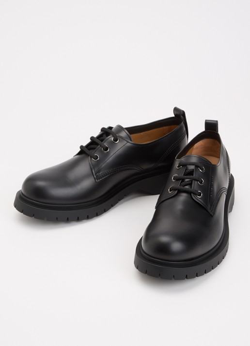 Givenchy Derbie veterschoen met kalfsleren details - detail 3 zwart