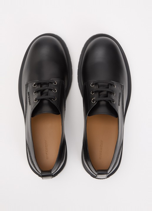 Givenchy Derbie veterschoen met kalfsleren details - detail 4 zwart