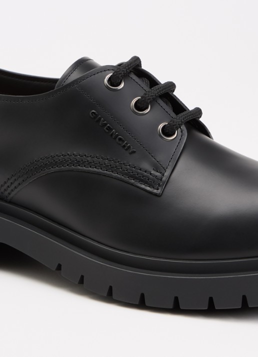 Givenchy Derbie veterschoen met kalfsleren details - detail 6 zwart