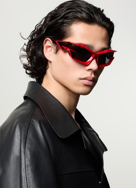 Givenchy Giv Cut zonnebril GV40049U - voorkant 2 donkerrood