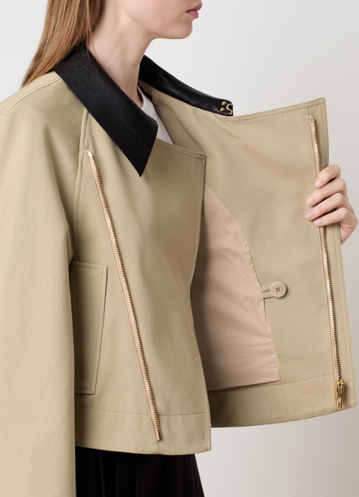Givenchy Jack in wolblend met steekzakken - detail 3 beige