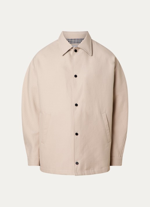 Givenchy Jack met steekzakken - voorkant 2 beige