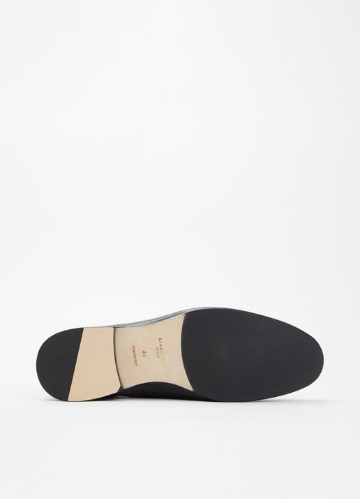 Givenchy Label loafer van lamsleer - detail 5 zwart